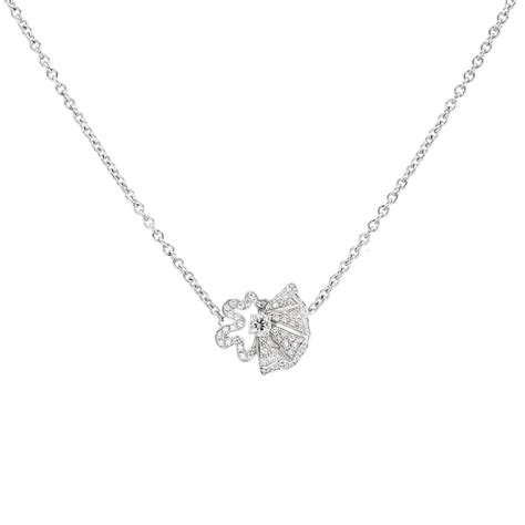 collier dior diamant|Collier Archi Dior Or blanc et diamants .